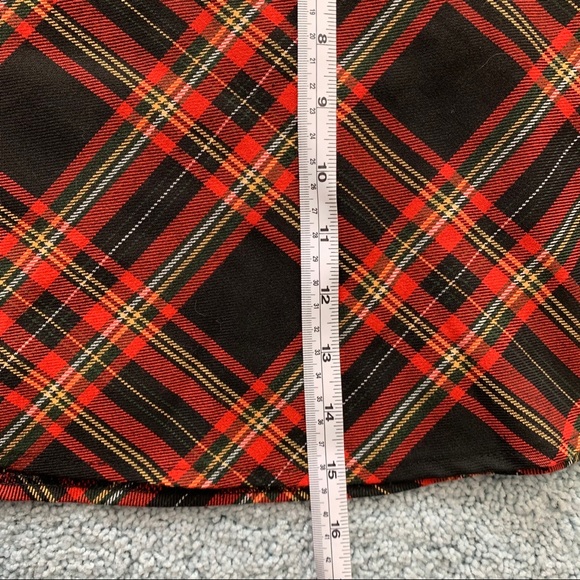 Vintage y2k pink plaid mini skirt - Picture 3 of 5